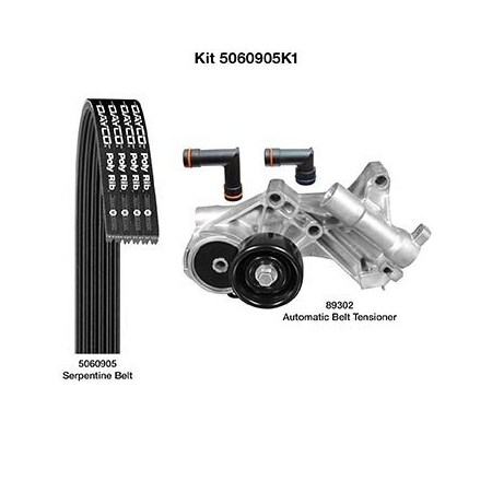 Dayco 04-09 Buick Chevrolet Pontiac Fead Kits, 5060905K1 5060905K1